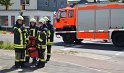 Unfall zwischen zwei KVB Bahnen Koeln Hoehenhaus Im Weidenbruch P083